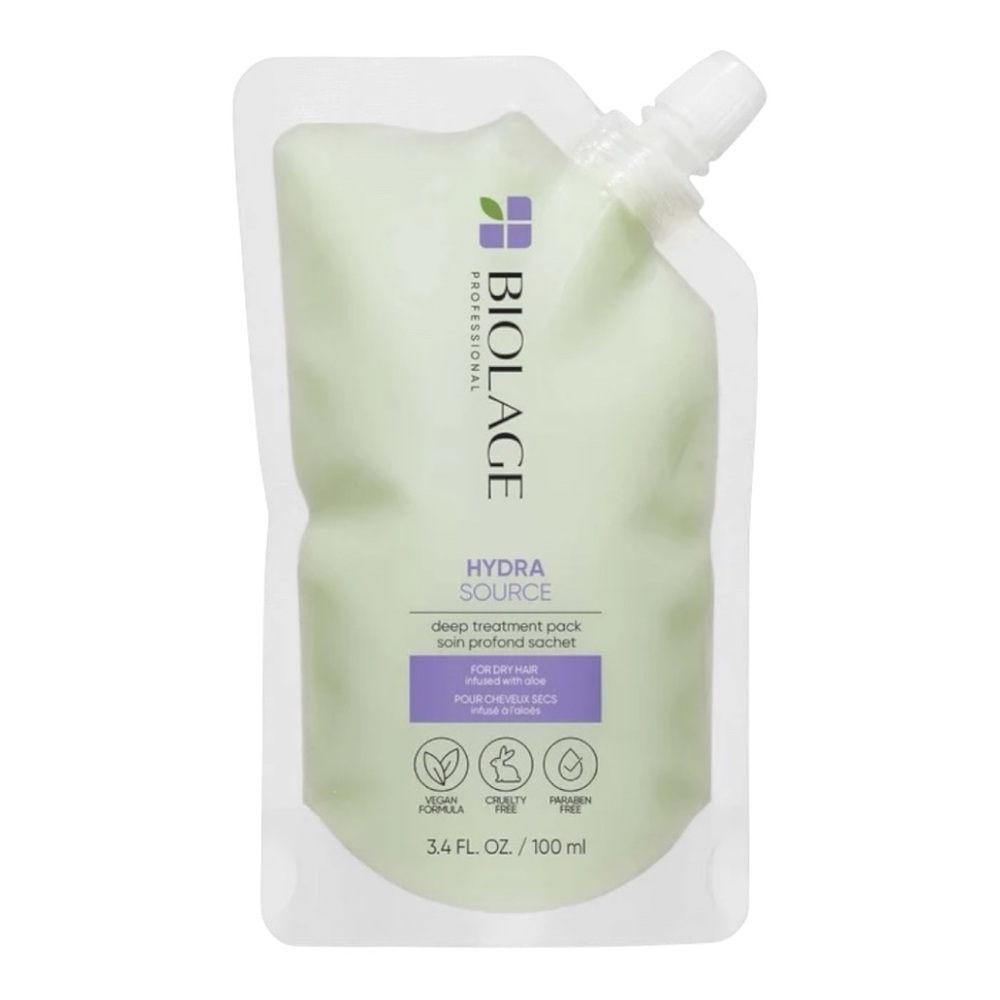 BIOLAGE HYDRA SOURCE DEEP TREATMENT PACK FOR DRY HAIR 100ML - BRAND NEW